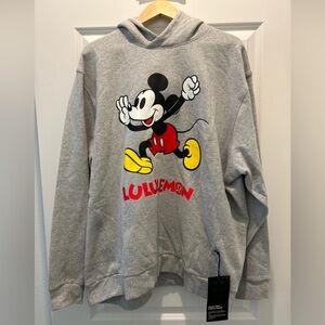 Lululemon Disney Sweatshirt XL- Steady State Pullover Hoodie “Disney” Gray